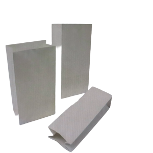 White Kraft Satchel Bags 0.5kg size 76x57x230mm