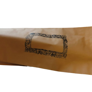 Printed Kraft Paper Sack size 330x100x710mm