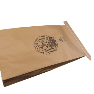 Printed Kraft Paper Sack Size 255x75x460mm